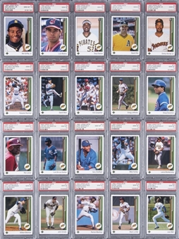1989 Upper Deck PSA GEM MT 10 Complete Set (800) Including Ken Griffey Jr. Rookie Card